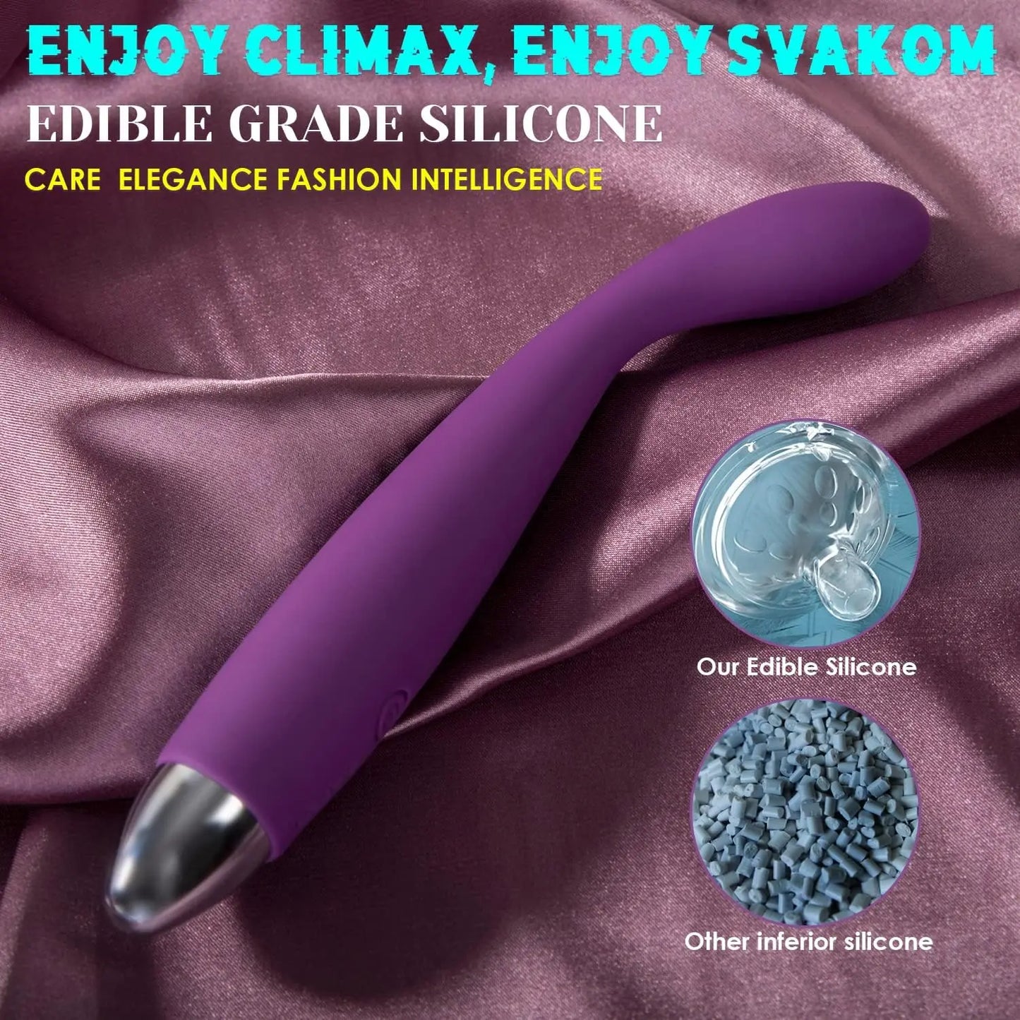 SVAKOM COCO G Spot Vibrator - 8 Seconds to Climax Finger Shaped Waterproof Vibes for Women - 5*5 Vibrations Clit Nipple Personal Massagers - Adult Female Sex Toys - buysextoyth