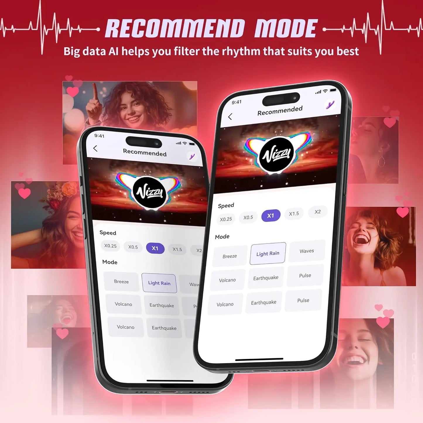 Vibrator Thrusting Dildo for Women Toendi G Spot Vibrator Clitoral Stimulator Sex Toys Dildos Vibrator with 10 Vibration 7 Thrust Mode with Licking. Rabbit Vibrators Adult Sex Toy for Women and Couple - buysextoyth