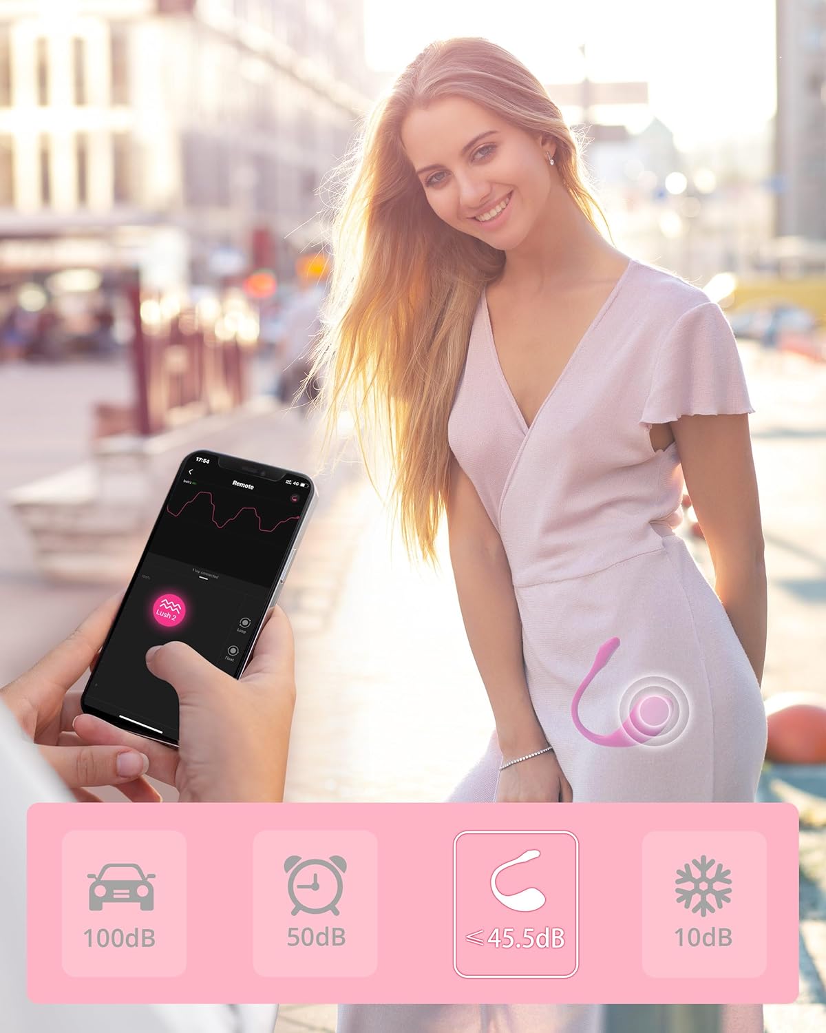 LOVENSE Lush 2 Remote Vibrator with App. Long Distance Remote Controlled G-spot Stimulator Egg Vibrators Bluetooth Adult Sex Toys & Games Powerful Vibrations for Women Couples Discreet Pleasure - buysextoyth