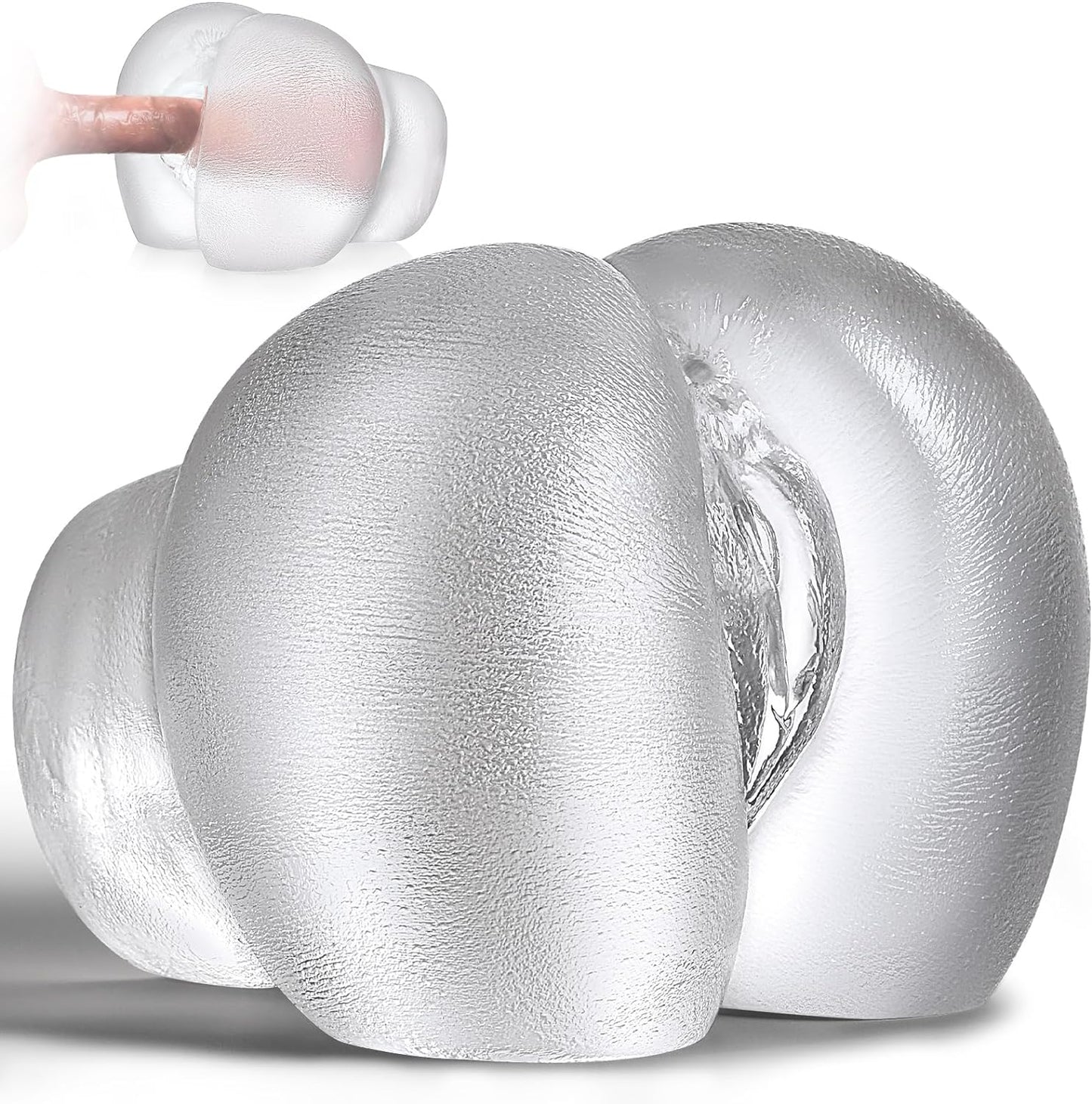 Male Masturbators Sex Toy - Clear Sex Doll for Penis Stroker with Virgin Vagina and Anal. Scaled-Down Size Pocket Pussy Ass with 2 Hole. Flesh Light Blowjob Machine Male Adult Sex Toys & Games. 5.5LB - buysextoyth