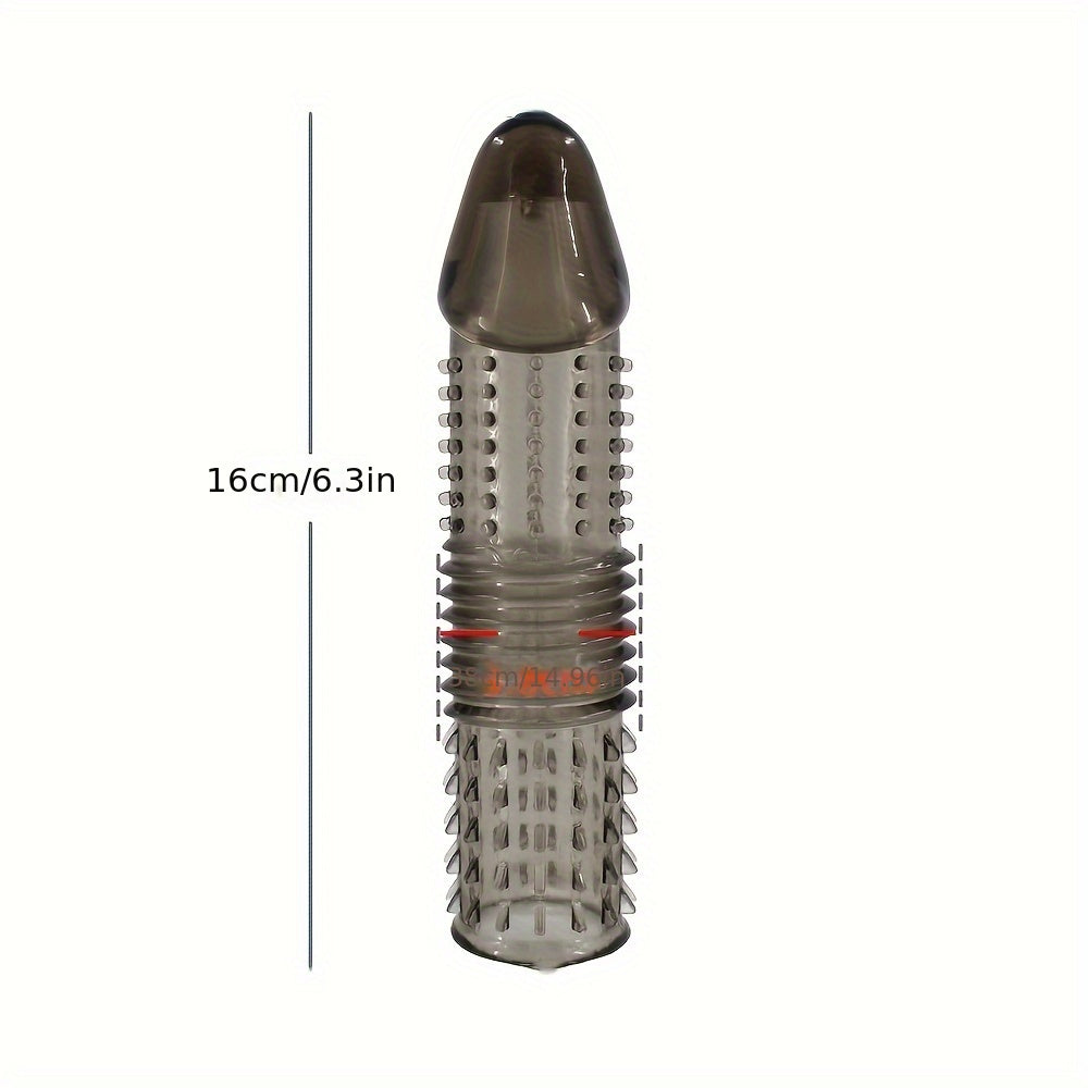 Men's Crystal Adult Sex Toy Penis Cover Sleeve Penis Extender Reusable Delay Ejaculation Add More Fun And Excitement For Men Women Couples - buysextoyth