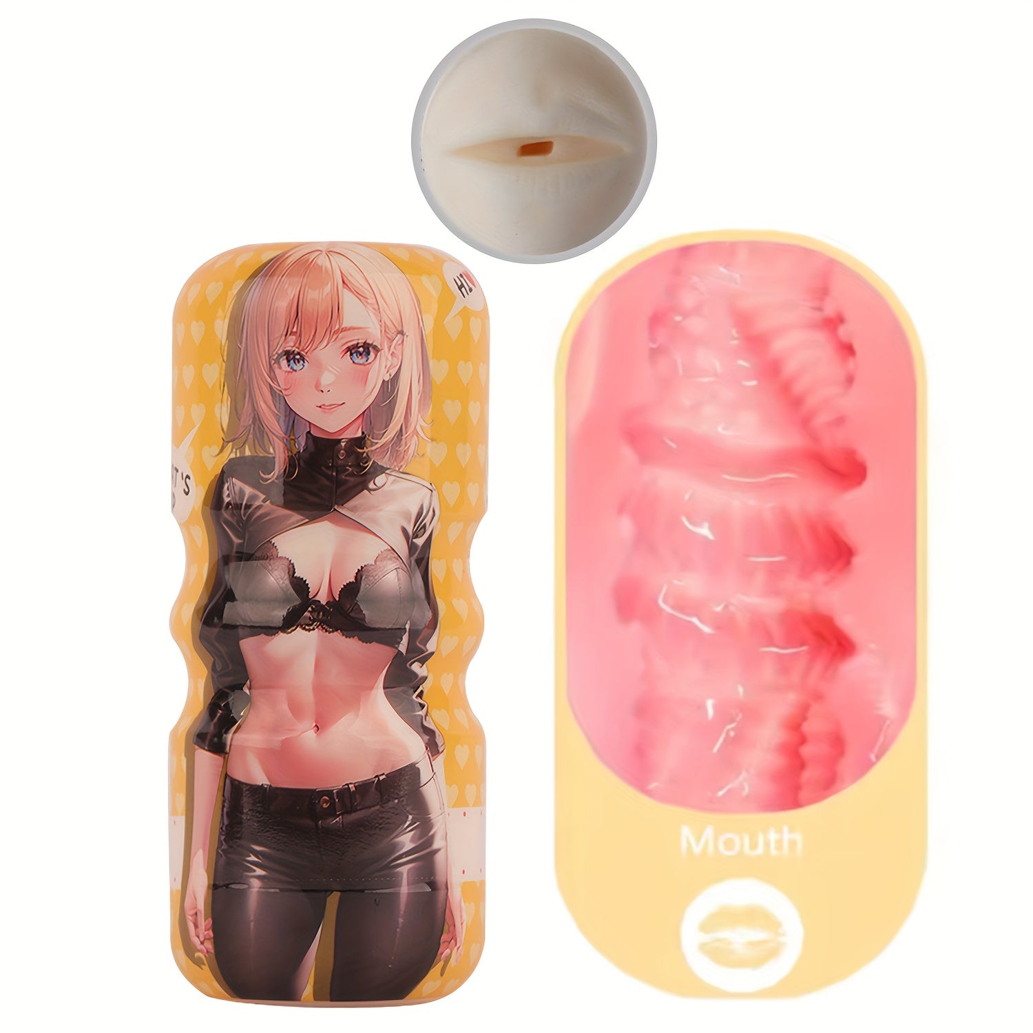 Realistic Rubber Vagina Sex Toy for Men: No Power Required. TPE Material. Adult Novelty Toy - buysextoyth