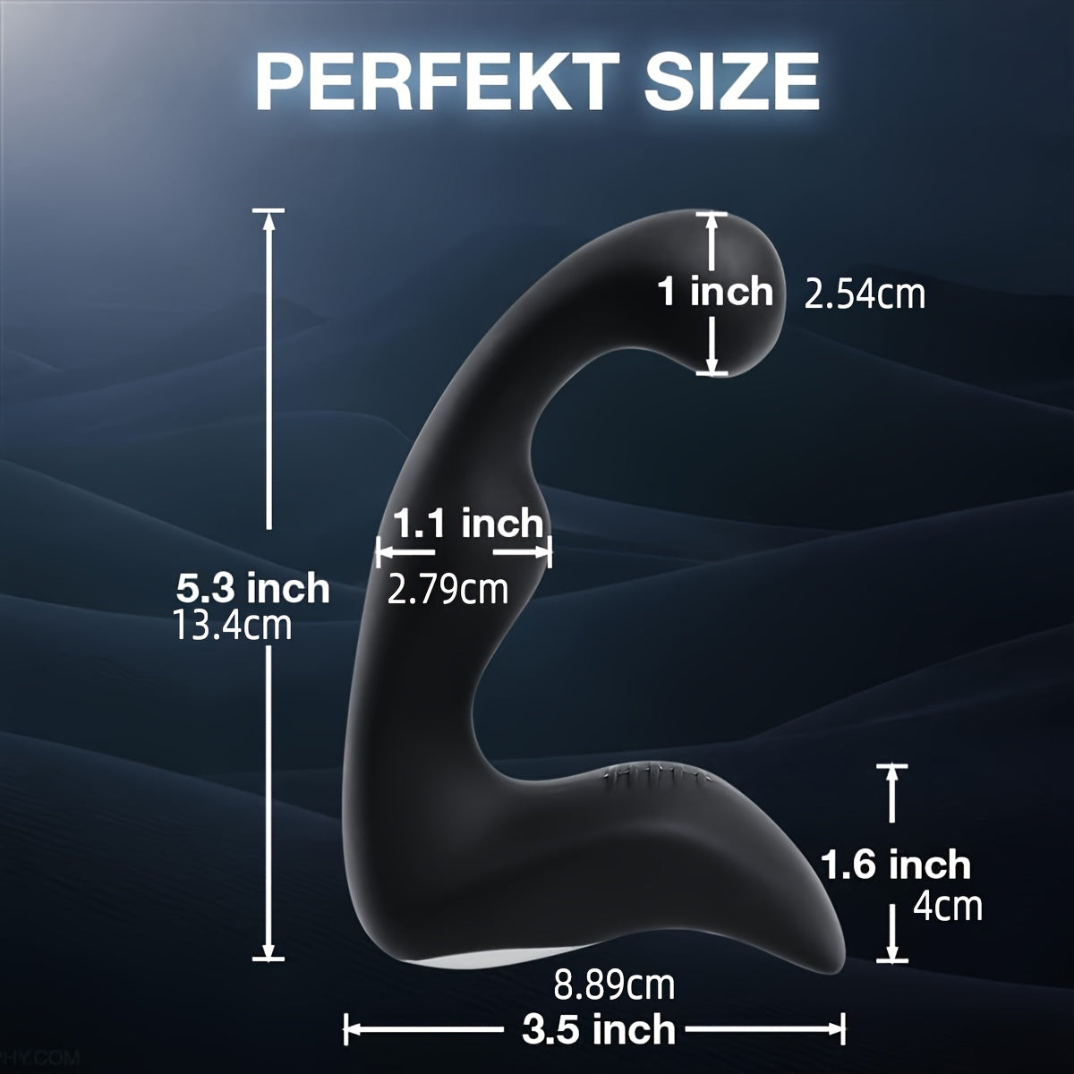 Sexy Sex Toys Prostate Massager Vibrator Sex Toys for Men. Vibrating Butt Plug with Powerful Vibrations Adult for Advanced Player Anal Plug Vibrator Double Sensation Anal Vibrating Training with 10 Frequency Vibration Modes. Ultimate Adult Pleasure - buysextoyth