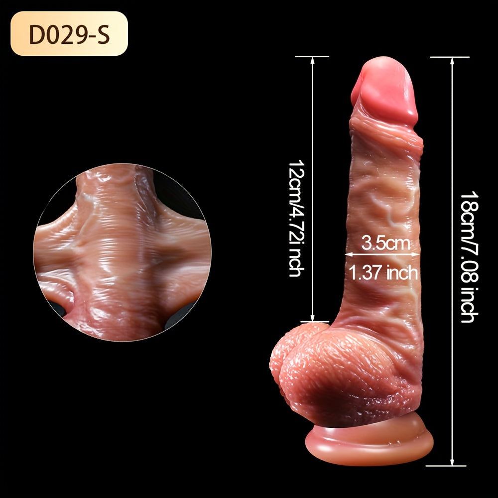 Realistic Penis For Women. Silicone Sliding Foreskin Dildo. Dildos With Strong Suction Cup. Female Sex Toy. Big Feels Like Skin Fake Dick. Adults Erotic Strapon Dildo Anal Sex Toys For Couples Male & Female & Gays - buysextoyth