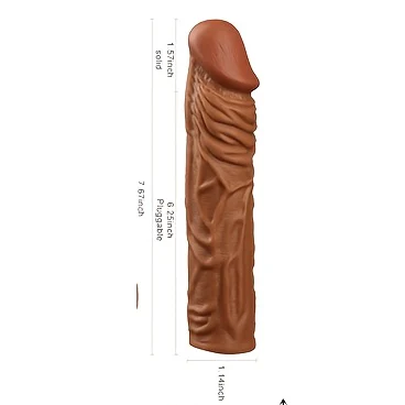 Penis Ring Enlargement Condom Cock Extender Ejaculation Delay Toy Soft Silicone Sleeve Adult 18 Sex Product For Men Gay - buysextoyth