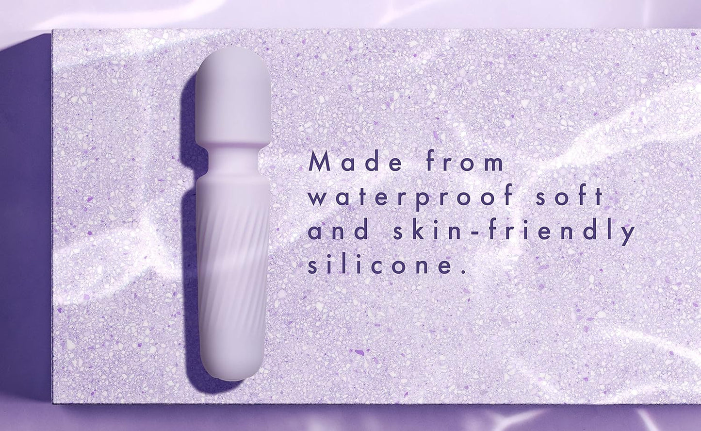 Mini Personal Massager - Travel Bag Included - Waterproof. Quiet. Powerful & USB Rechargeable with 10 Vibration Modes (Light Purple) - buysextoyth