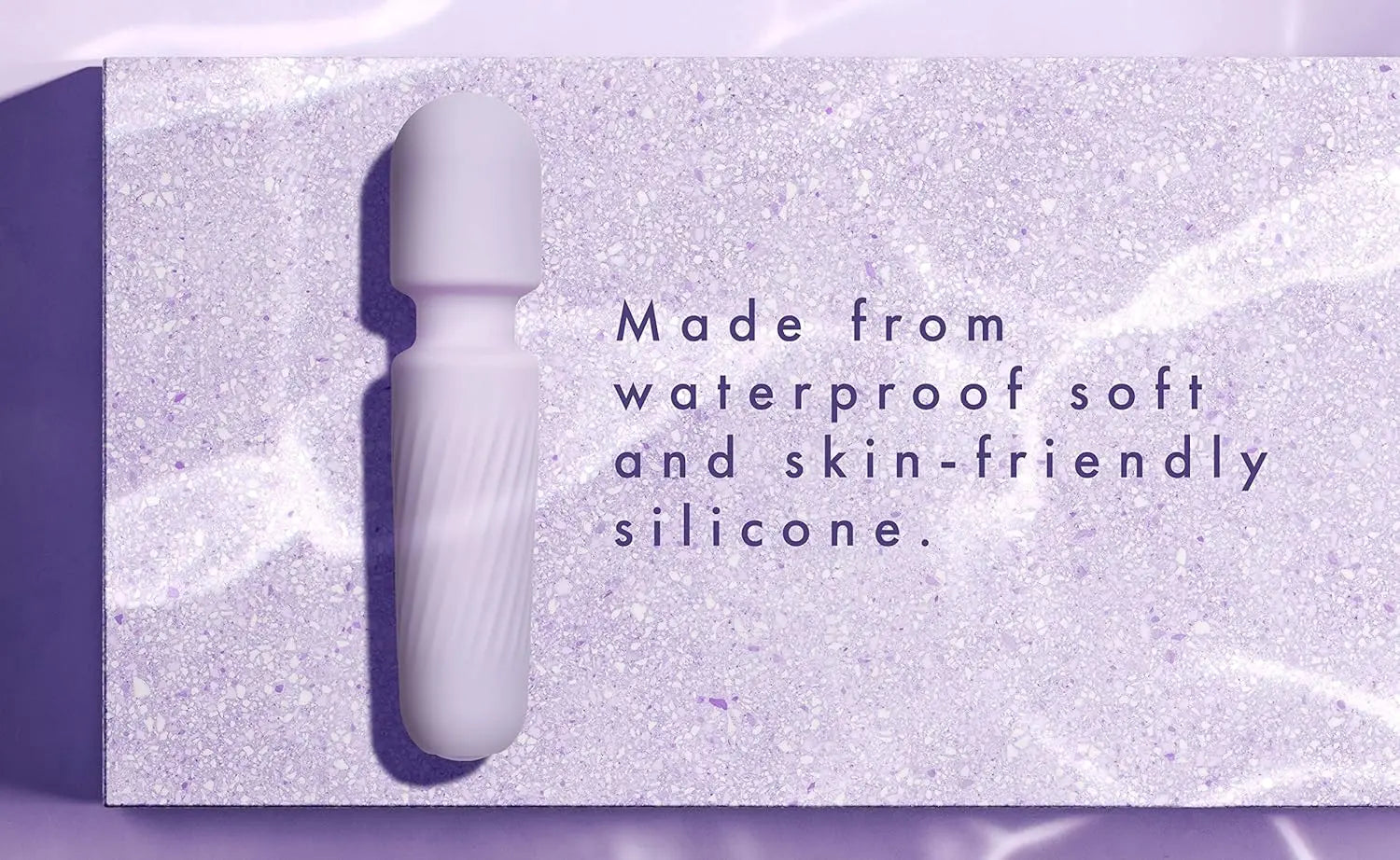 Mini Personal Massager - Travel Bag Included - Waterproof. Quiet. Powerful & USB Rechargeable with 10 Vibration Modes (Light Purple) - buysextoyth