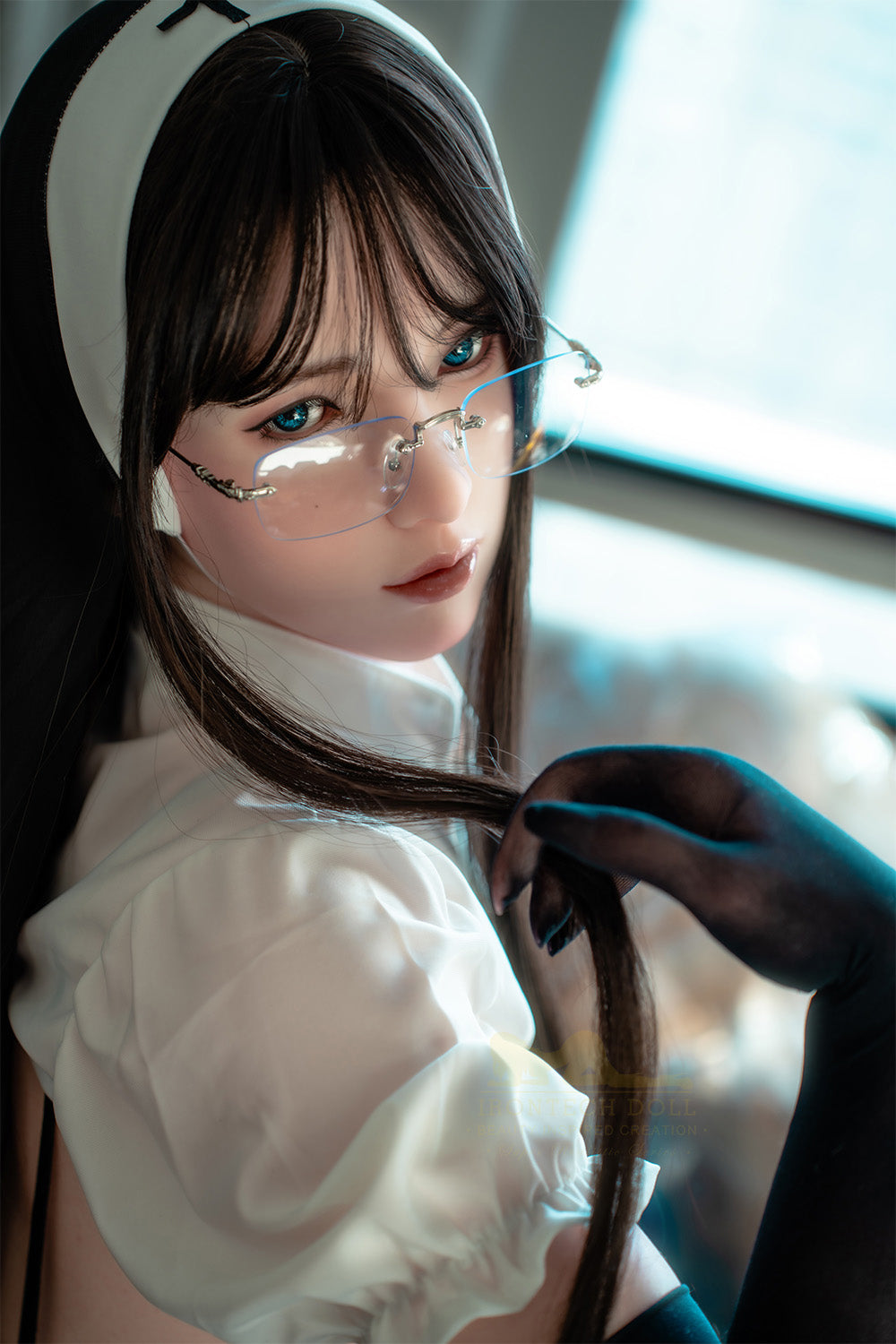 Irontechdoll Logan 162cm Full Silicone Small Breasts Real-life Asian Sex Doll For Sale NO.1066 - buysextoyth