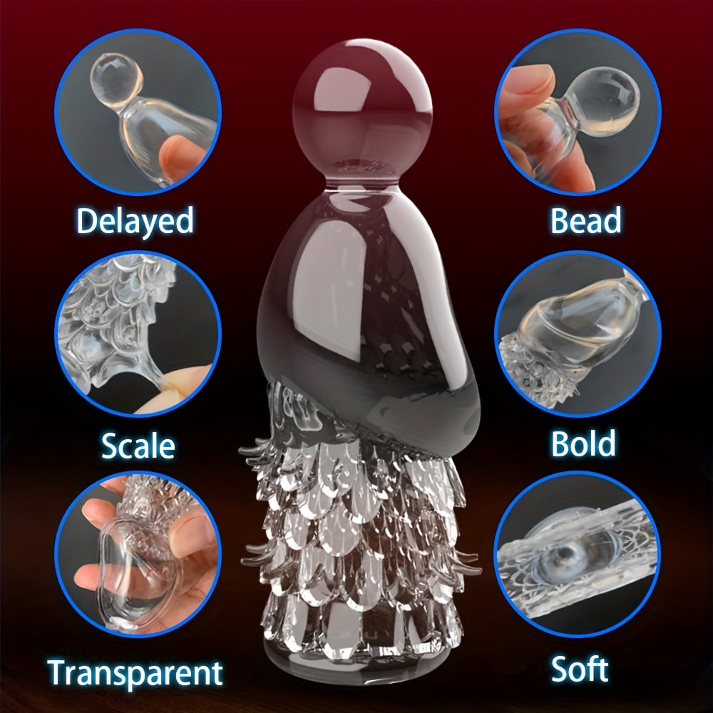 Men's Wolf Teeth Penis Sleeve Penis Cover Add More Fun And Excitement For Men Women Couples Adult Erotic Supplies Penis Ring - buysextoyth