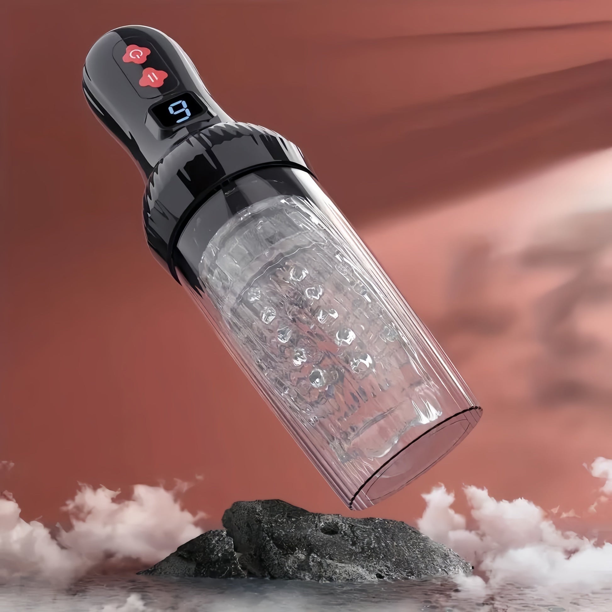 Ultimate Male Masturbator Sex Toy. Automatic 9 Thrusting & Rotating Modes. TPE Material. USB Powered. Hand Washable. Solid Color Design. Adult Pleasure Machine for Men - buysextoyth