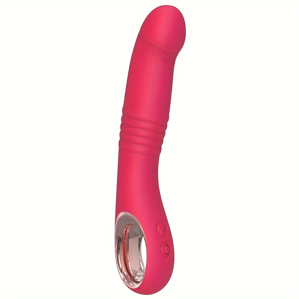 USB Rechargeable Dual Function Adult Toy: 10 Vibration and Stimulation Modes. Realistic Silicone Design. Suitable for Female and Couples - buysextoyth