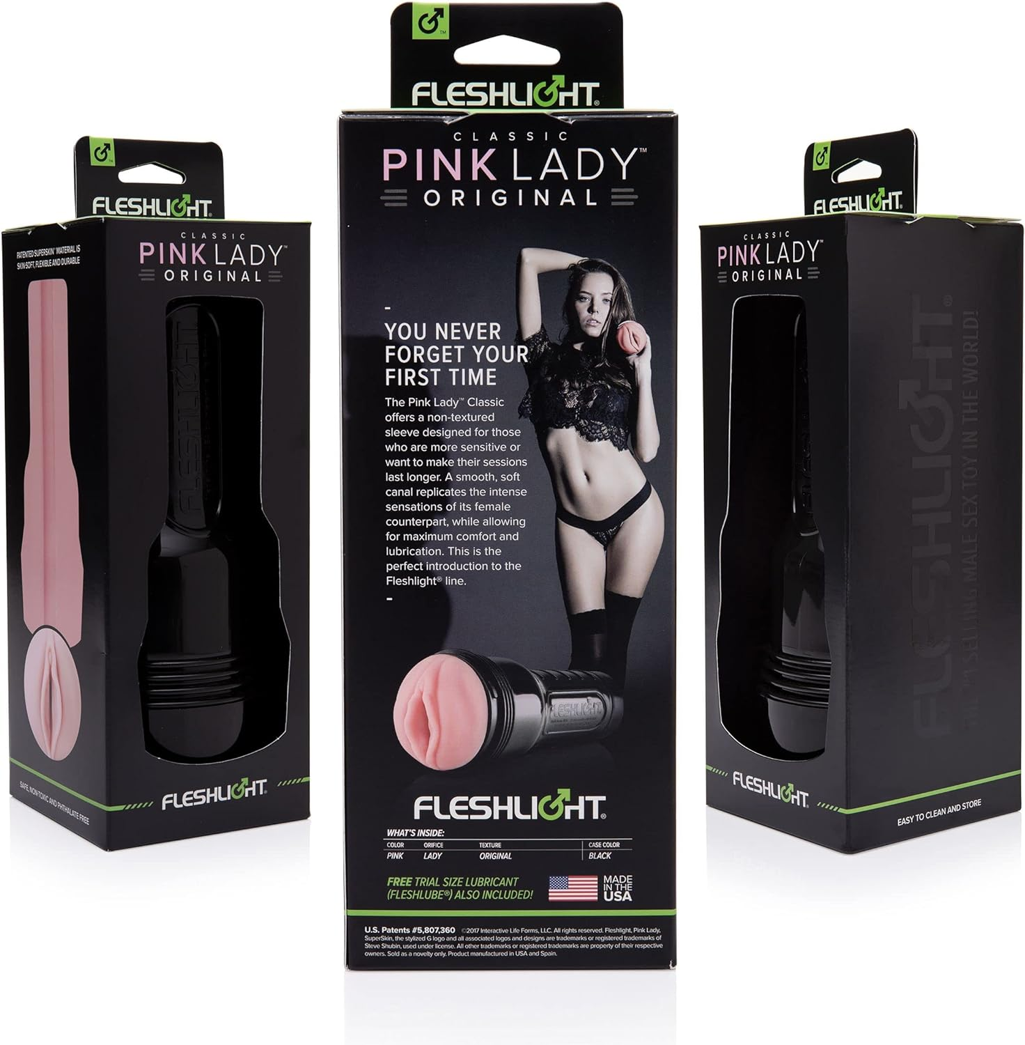 Fleshlight Toy-Tighter Male Masturbator Classics Pink Lady Mini Lotus - buysextoyth