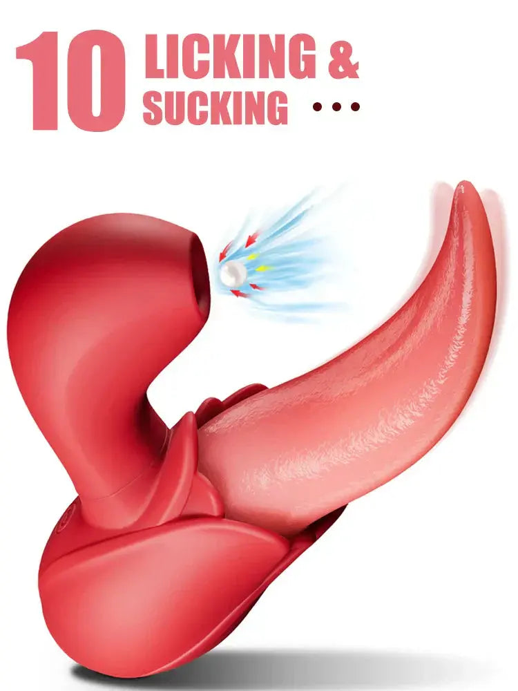Tongue Sucking Vibrators For Women For Women Nipple G Spot Vagina Clitoris Stimulator Female Silicone Massager Adult Sex Toy - buysextoyth