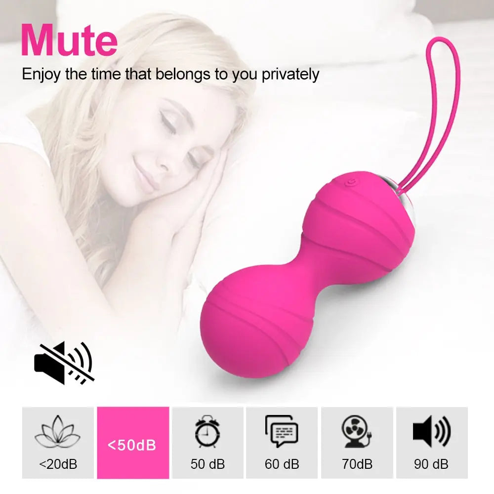 APP Remote Control Drawstring Vibrating Egg Striped Vibration Shrinking Ball Masturbation Massager Vibrator Sex Toys for Women - buysextoyth
