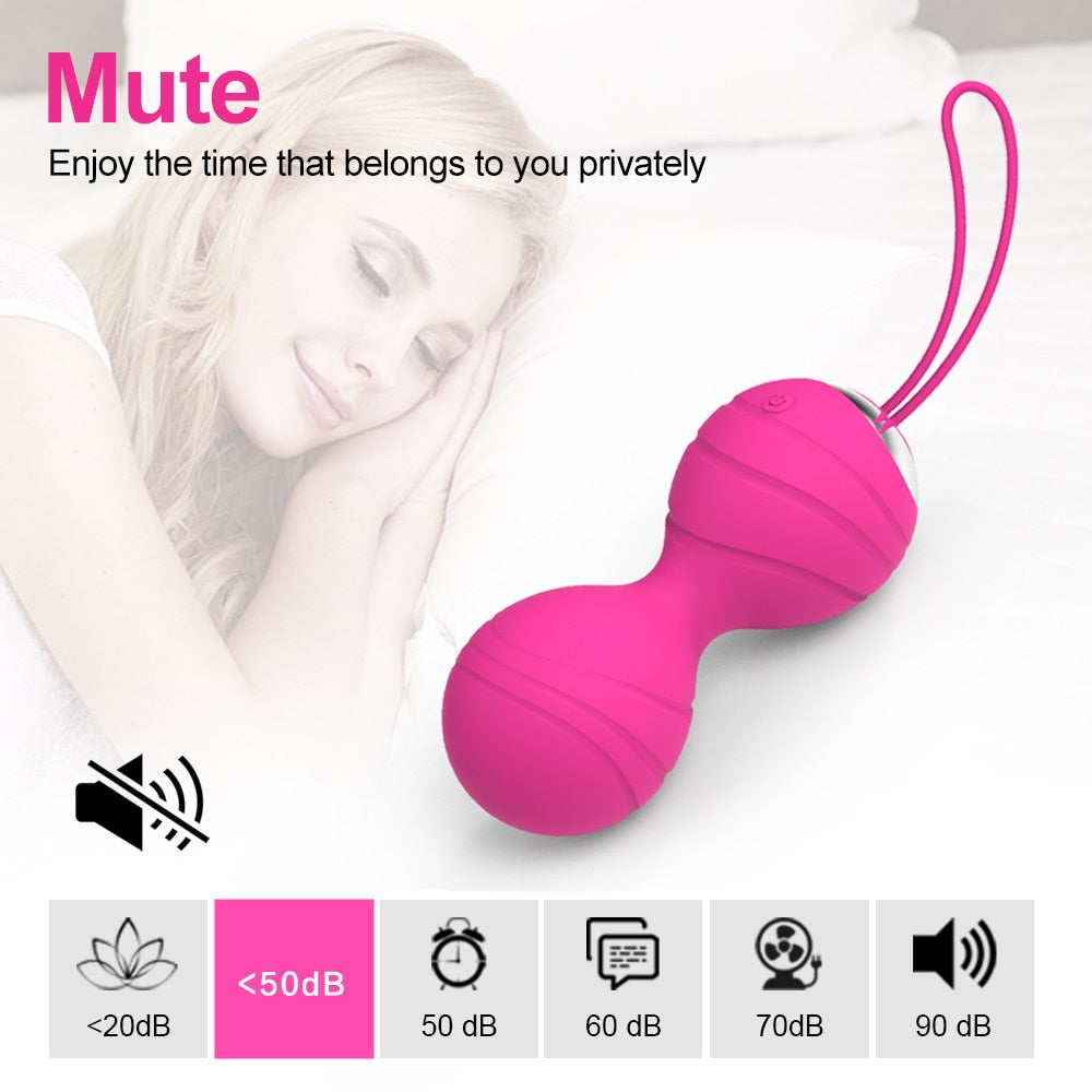 APP Remote Control Drawstring Vibrating Egg Striped Vibration Shrinking Ball Masturbation Massager Vibrator Sex Toys for Women - buysextoyth