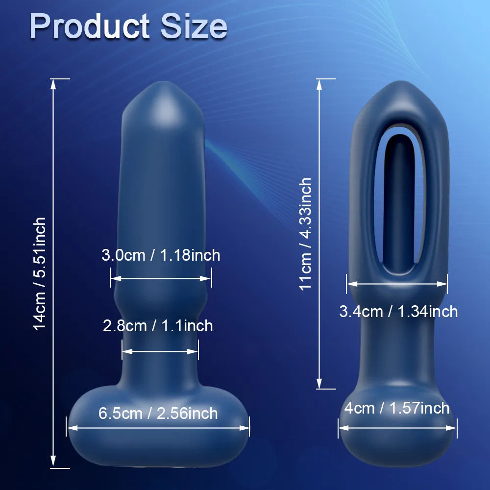 APP Remote Control Patting Prostate Massager Vibrating Butt Plug for Men Anal Vibrator Female Adult Sex Toys for Couples Gay - buysextoyth