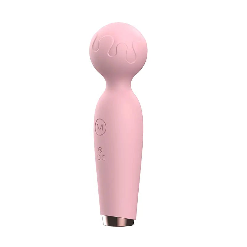 หญิง AV นวด Stick ชาร์จ Clitoral Stimulator น่ารักไมโครโฟนลักษณะ Mini Vibrator Magic Wand Vibrators สำหรับผู้หญิง thai-adult