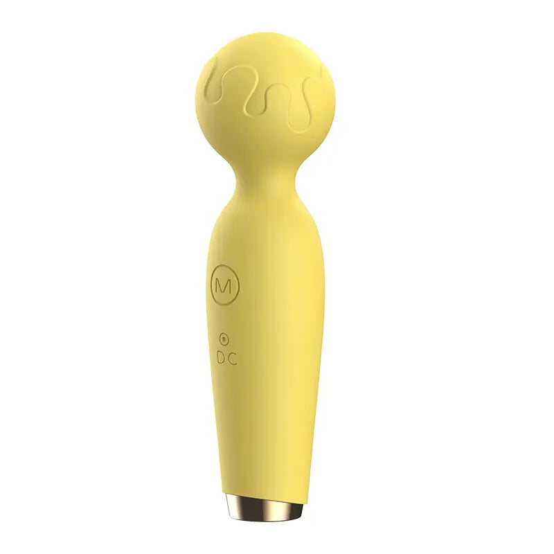 หญิง AV นวด Stick ชาร์จ Clitoral Stimulator น่ารักไมโครโฟนลักษณะ Mini Vibrator Magic Wand Vibrators สำหรับผู้หญิง thai-adult