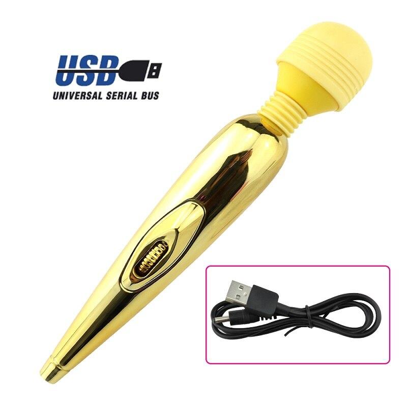 AV Vibrator Rechargeable Magic Wand Clit Massager Vagina Clitoris Stimulator  Female Masturbation Adult Sex Toys for Women - buysextoyth