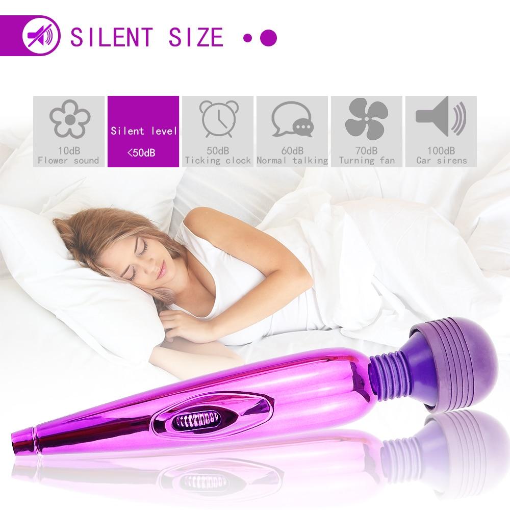AV Vibrator Rechargeable Magic Wand Clit Massager Vagina Clitoris Stimulator  Female Masturbation Adult Sex Toys for Women - buysextoyth