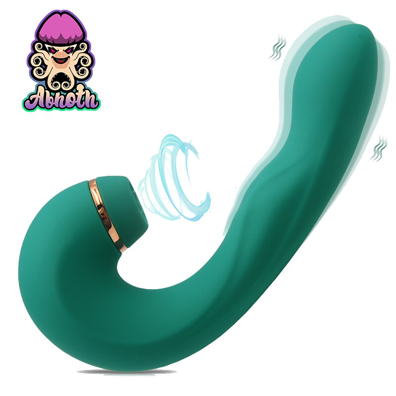 Abhoth Female Vibrator Sex Toys Sucking Vibrator 10 Frequency Vibration + Sucking G Spot Stimulation Masturbator Adult Products - buysextoyth