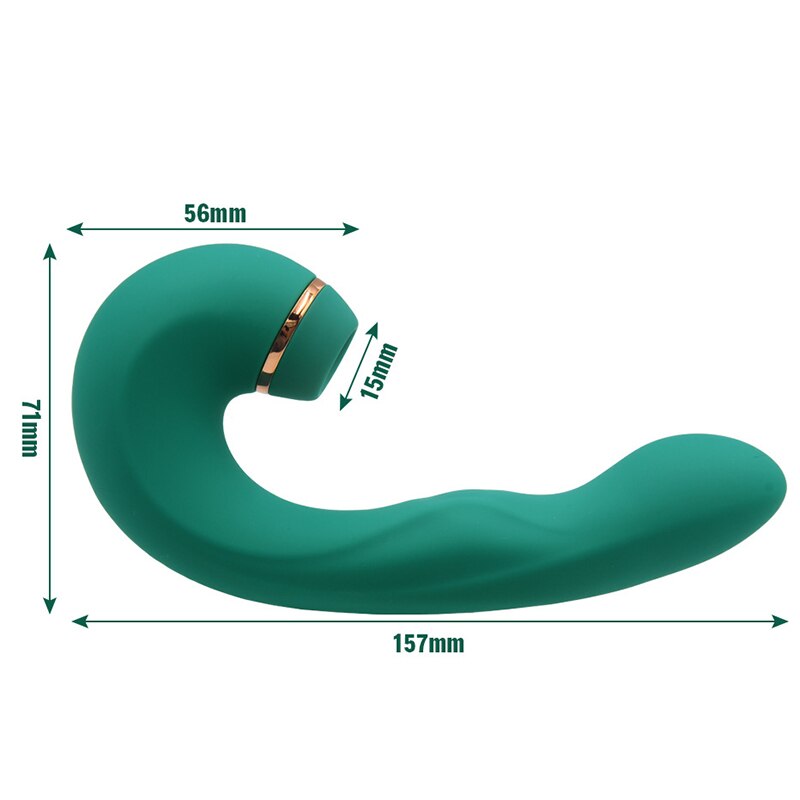 Abhoth Female Vibrator Sex Toys Sucking Vibrator 10 Frequency Vibration + Sucking G Spot Stimulation Masturbator Adult Products - buysextoyth