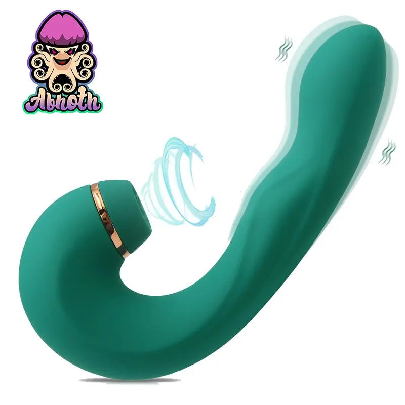 Abhoth Female Vibrator Sex Toys Sucking Vibrator 10 Frequency Vibration + Sucking G Spot Stimulation Masturbator Adult Products - buysextoyth