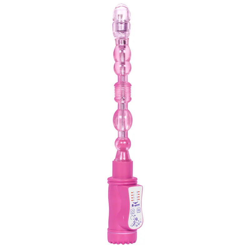Adjustable Beaded Anal Vibrator Sex Toy For Women Tease Toys Fun Female Adult Sex Products Masturbation Sex G spot Stick Plug - buysextoyth