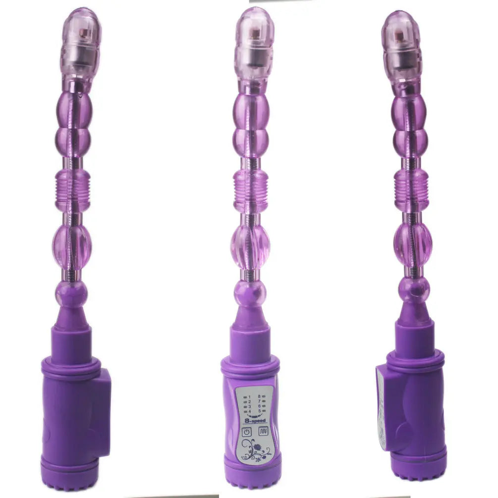 Adjustable Beaded Anal Vibrator Sex Toy For Women Tease Toys Fun Female Adult Sex Products Masturbation Sex G spot Stick Plug - buysextoyth
