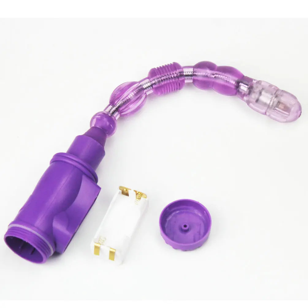 Adjustable Beaded Anal Vibrator Sex Toy For Women Tease Toys Fun Female Adult Sex Products Masturbation Sex G spot Stick Plug - buysextoyth