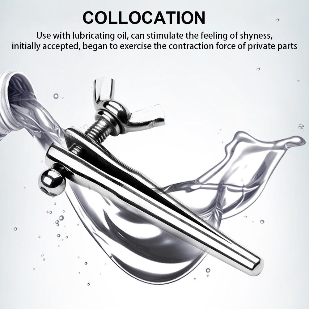 Adjustable Metal Urethral Dilators Urethral Catheter Penis Plug SM Adults Game Toy Penis Stimulator Masturbator Sex Toys For Men - buysextoyth