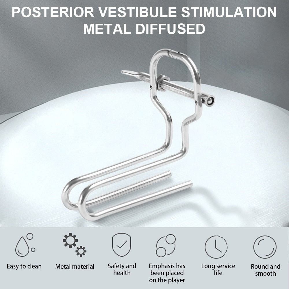 Adjustable Stainless Steel Anal Expander Vaginal Speculum BDSM Slave Anus Pussy Dilator Anal Toys Anal Vagina Enema Sex Products - buysextoyth