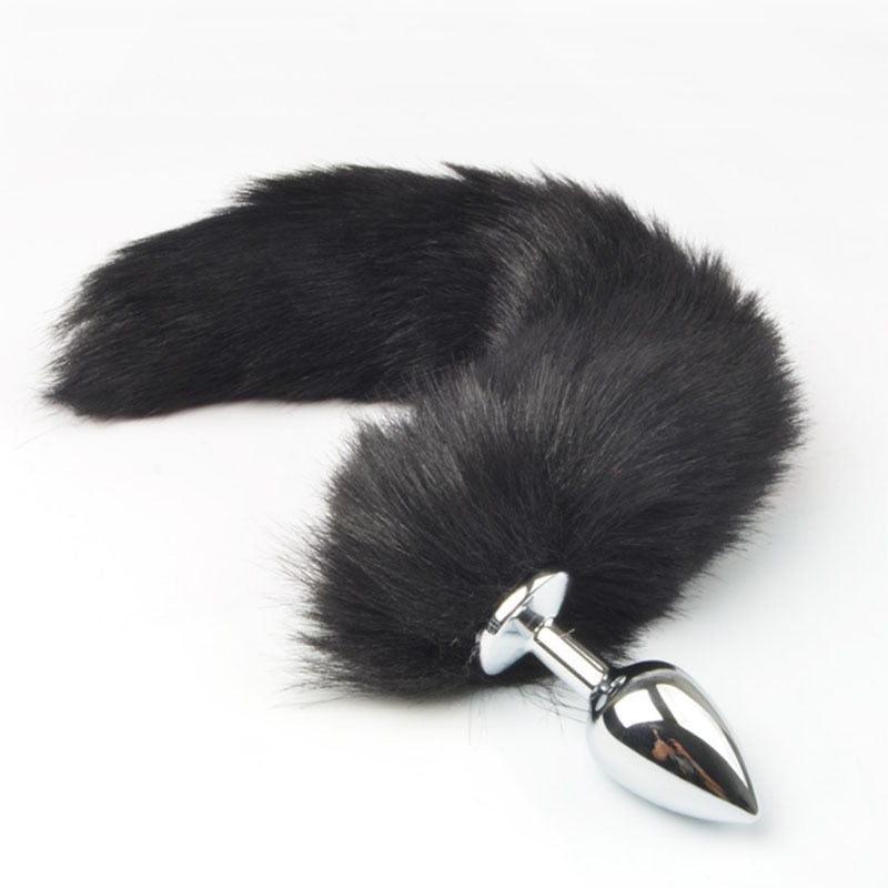 Adult Anal Sex Products Butt Plug Anal Anal Toys for Woman Stainless Steel Toys Shop Exotic Accessories Butt Plug Tail Fox - buysextoyth
