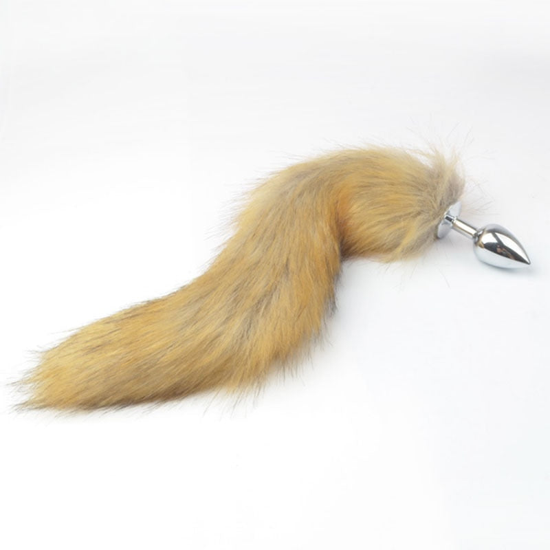 Adult Anal Sex Products Butt Plug Anal Anal Toys for Woman Stainless Steel Toys Shop Exotic Accessories Butt Plug Tail Fox - buysextoyth