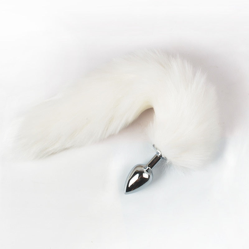 Adult Anal Sex Products Butt Plug Anal Anal Toys for Woman Stainless Steel Toys Shop Exotic Accessories Butt Plug Tail Fox - buysextoyth