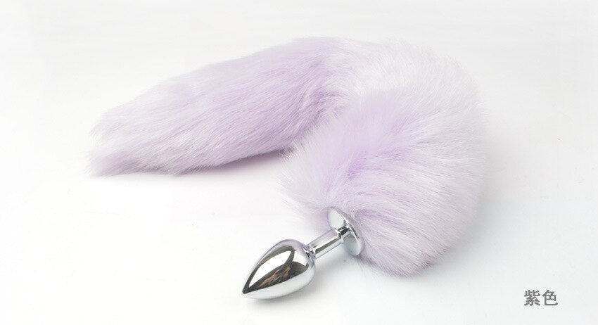 Adult Anal Sex Products Butt Plug Anal Anal Toys for Woman Stainless Steel Toys Shop Exotic Accessories Butt Plug Tail Fox - buysextoyth