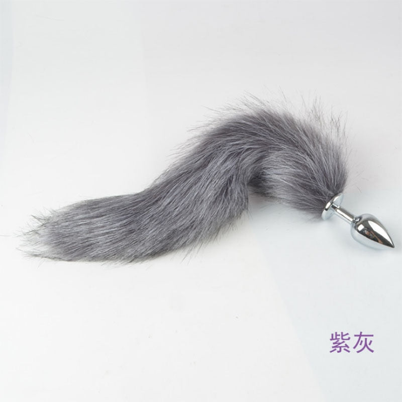 Adult Anal Sex Products Butt Plug Anal Anal Toys for Woman Stainless Steel Toys Shop Exotic Accessories Butt Plug Tail Fox - buysextoyth