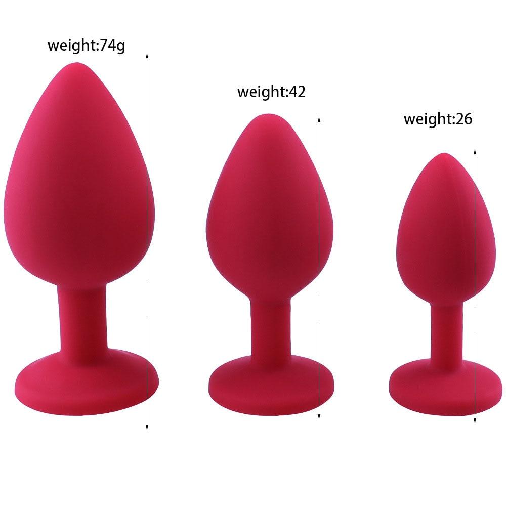 Adult Game Silicone Anal Plug Jewelry Dildo Vibrator Sex Toys for Woman Prostate Massager Bullet Vibrador Butt Plug For Men Gay - buysextoyth