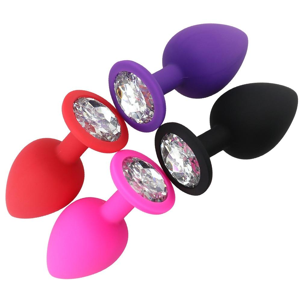 Adult Game Silicone Anal Plug Jewelry Dildo Vibrator Sex Toys for Woman Prostate Massager Bullet Vibrador Butt Plug For Men Gay - buysextoyth