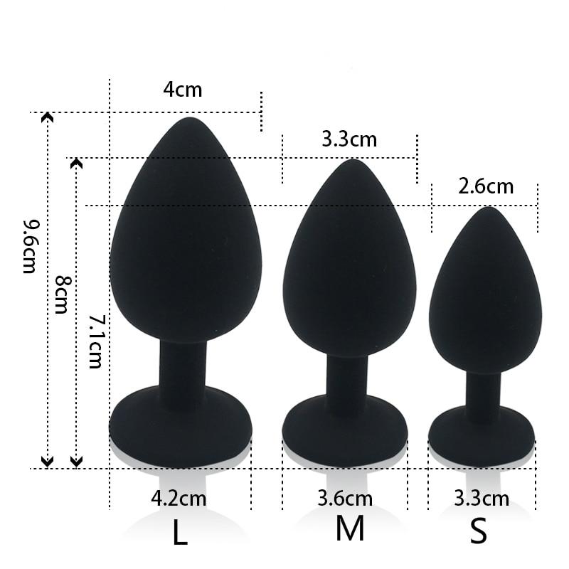 Adult Game Silicone Anal Plug Jewelry Dildo Vibrator Sex Toys for Woman Prostate Massager Bullet Vibrador Butt Plug For Men Gay - buysextoyth
