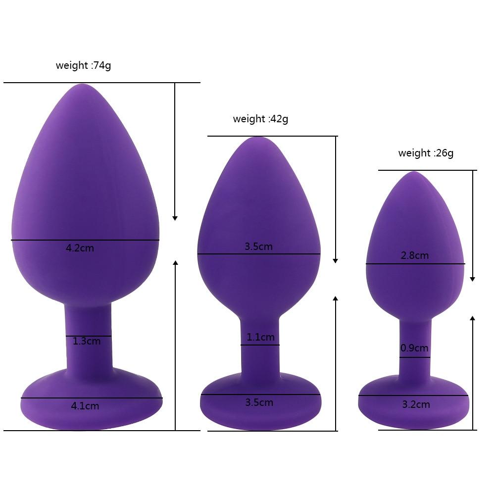 Adult Game Silicone Anal Plug Jewelry Dildo Vibrator Sex Toys for Woman Prostate Massager Bullet Vibrador Butt Plug For Men Gay - buysextoyth