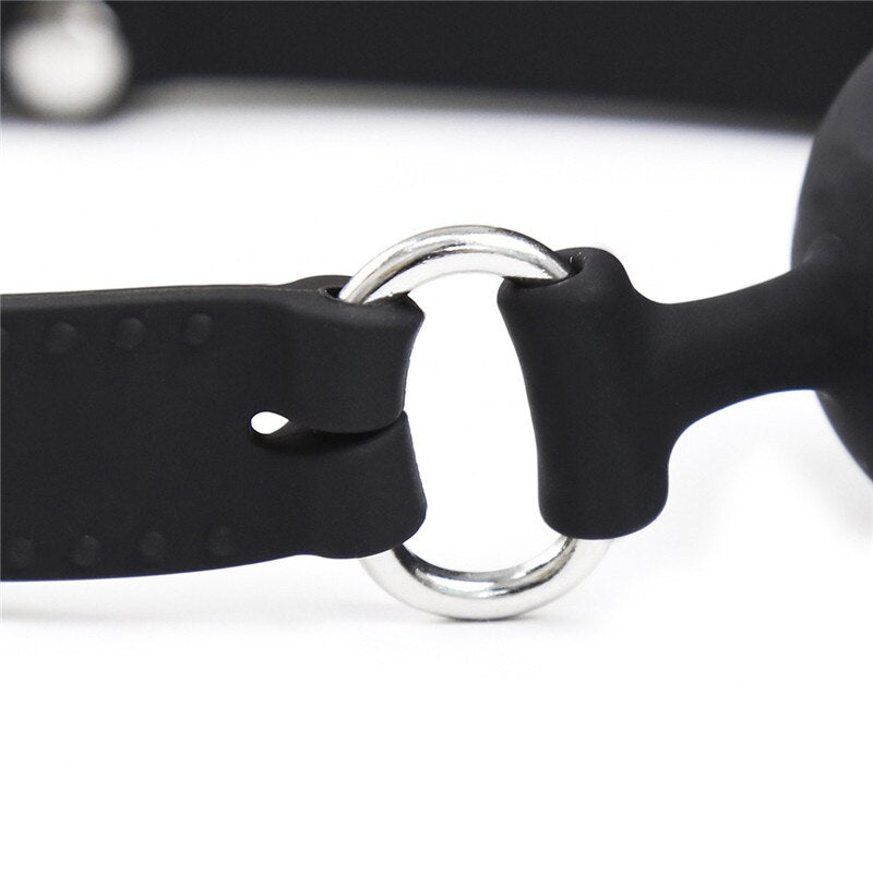 Adult Games Strapon Dildo Head Strap on Sex Toys for Couples Silicone Dildos Oral Fixation SM Bondage Realistic Penis Mouth Gag - buysextoyth
