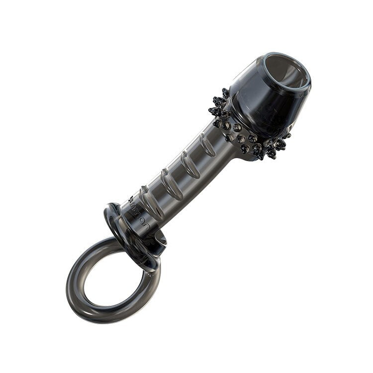 Adult Sex Products Penis Sleeve Ring Reusable Condom Delay Ejaculation Enlargement Condom Sex Toys for Men Prostate Massager - buysextoyth