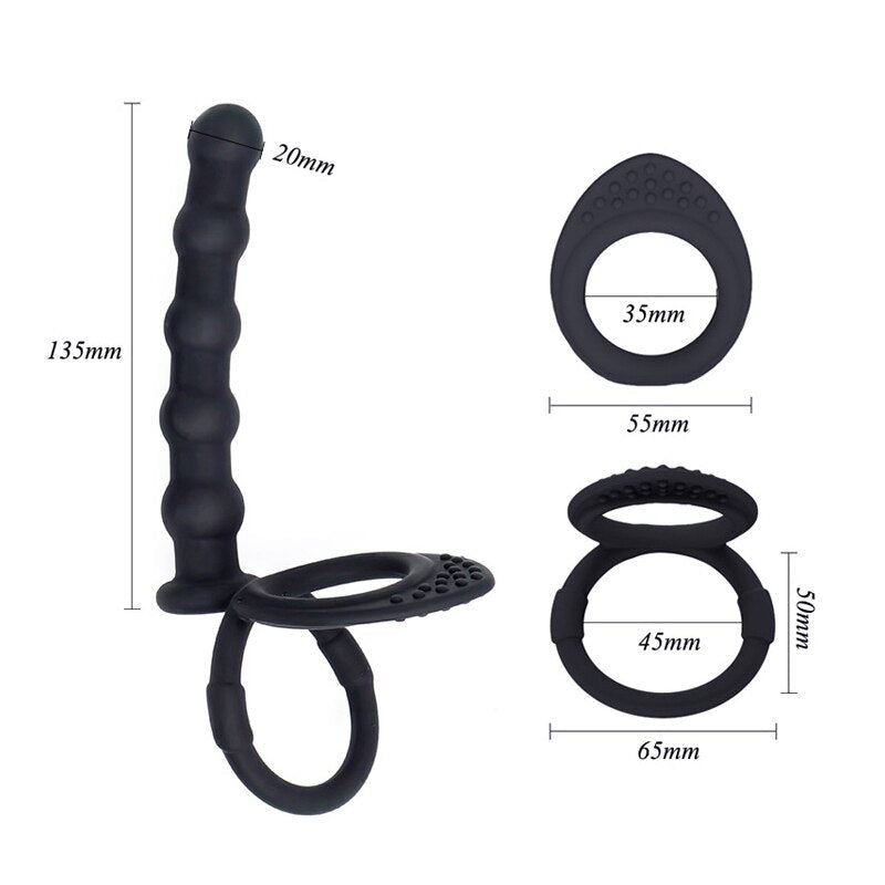Adult Sexy Sex Toys for Women Couples BDSM Anal Butt Plug Penis Double Pene Strap on Dildo Vibrators G-Spot Vibrator Erotic Shop - buysextoyth