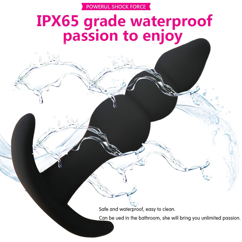 Adult Silicone Anal Plug Dildo Vibrator for women men Prostate Massager Anal toys Butt Plug Sex Toys for Women intimate toys - buysextoyth