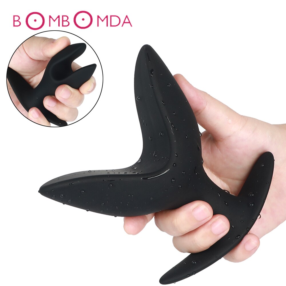 Adult Toy Silicone Anal Speculum Dildo Butt Plug Adult Sex Toys Unisex Opening Hollow Anal Plug Auns Vaginal Dilator Sex Product - buysextoyth
