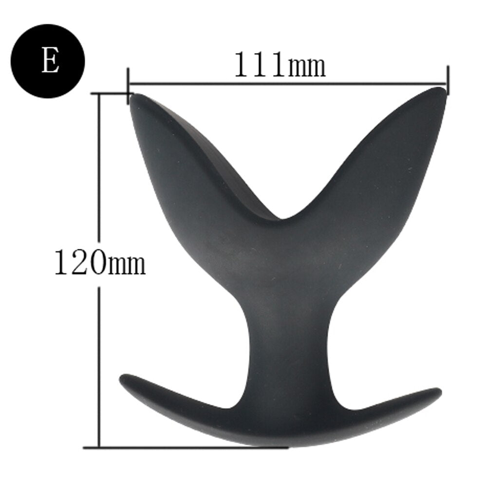 Adult Toy Silicone Anal Speculum Dildo Butt Plug Adult Sex Toys Unisex Opening Hollow Anal Plug Auns Vaginal Dilator Sex Product - buysextoyth