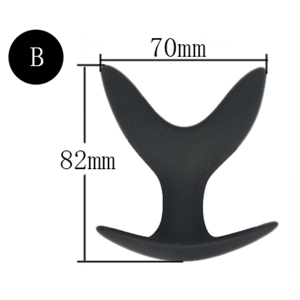 Adult Toy Silicone Anal Speculum Dildo Butt Plug Adult Sex Toys Unisex Opening Hollow Anal Plug Auns Vaginal Dilator Sex Product - buysextoyth