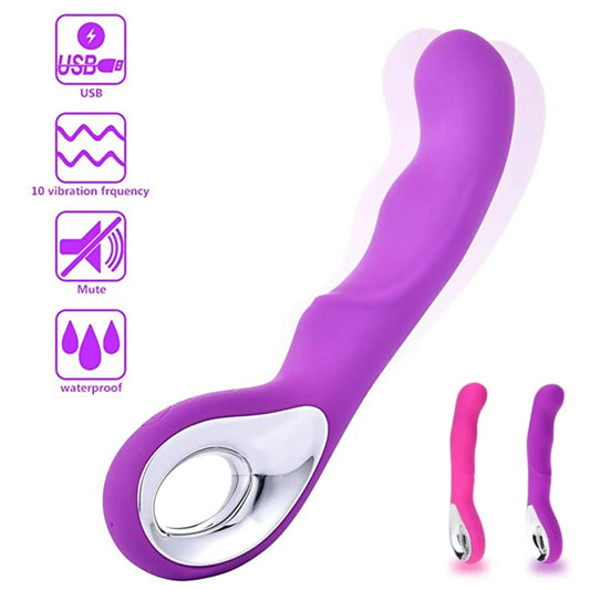 Adult Vibrator Clitoris Nipple G-spot For Female Tease Dildo Stimulator Massager Vagina Masturbator Sex Toys for Women Couples - buysextoyth