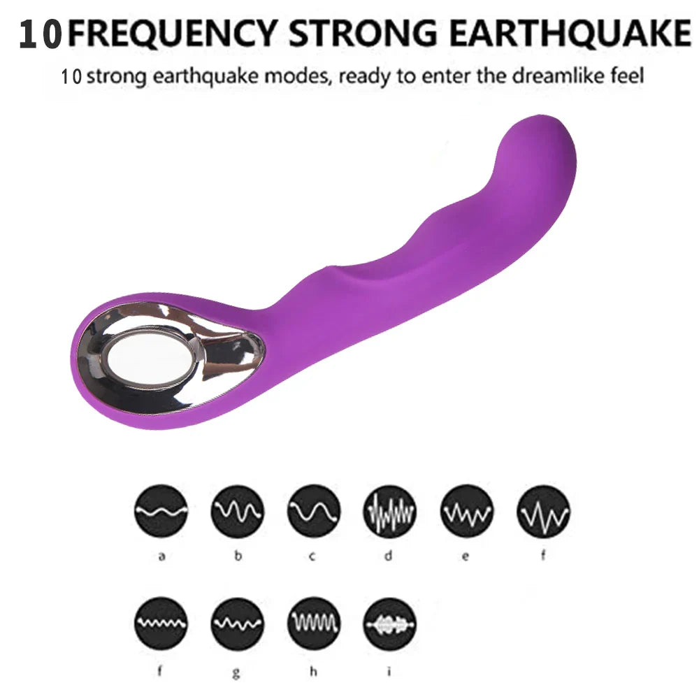 Adult Vibrator Clitoris Nipple G-spot For Female Tease Dildo Stimulator Massager Vagina Masturbator Sex Toys for Women Couples - buysextoyth